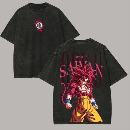 T-shirt Man Women Vintage Washed Short Sleeve Tee Streetwear Loose Casual Top Summer Y2k 2026