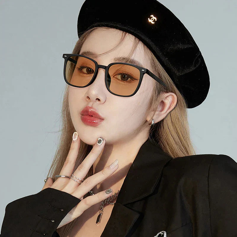Vintage Sunglasses Wome Sun Glasses UV Protection Ultralight  Eyewear Fashion Luxury PC Unisex Outdoor Glasses