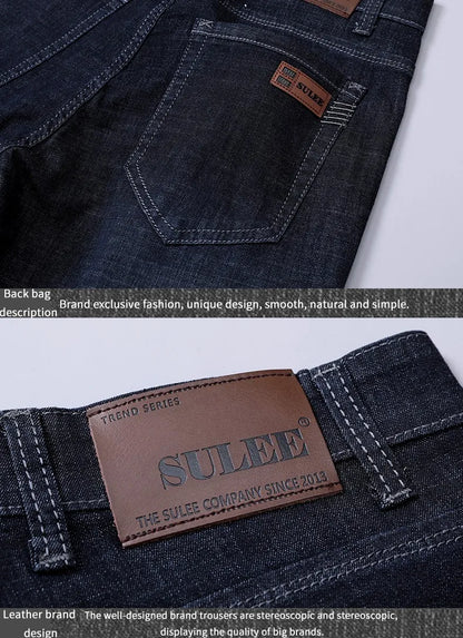 2026 Brand Best Price Comfort Straight Denim Pants Men's Jeans Business Casual Elastic Male High Quality Trousers