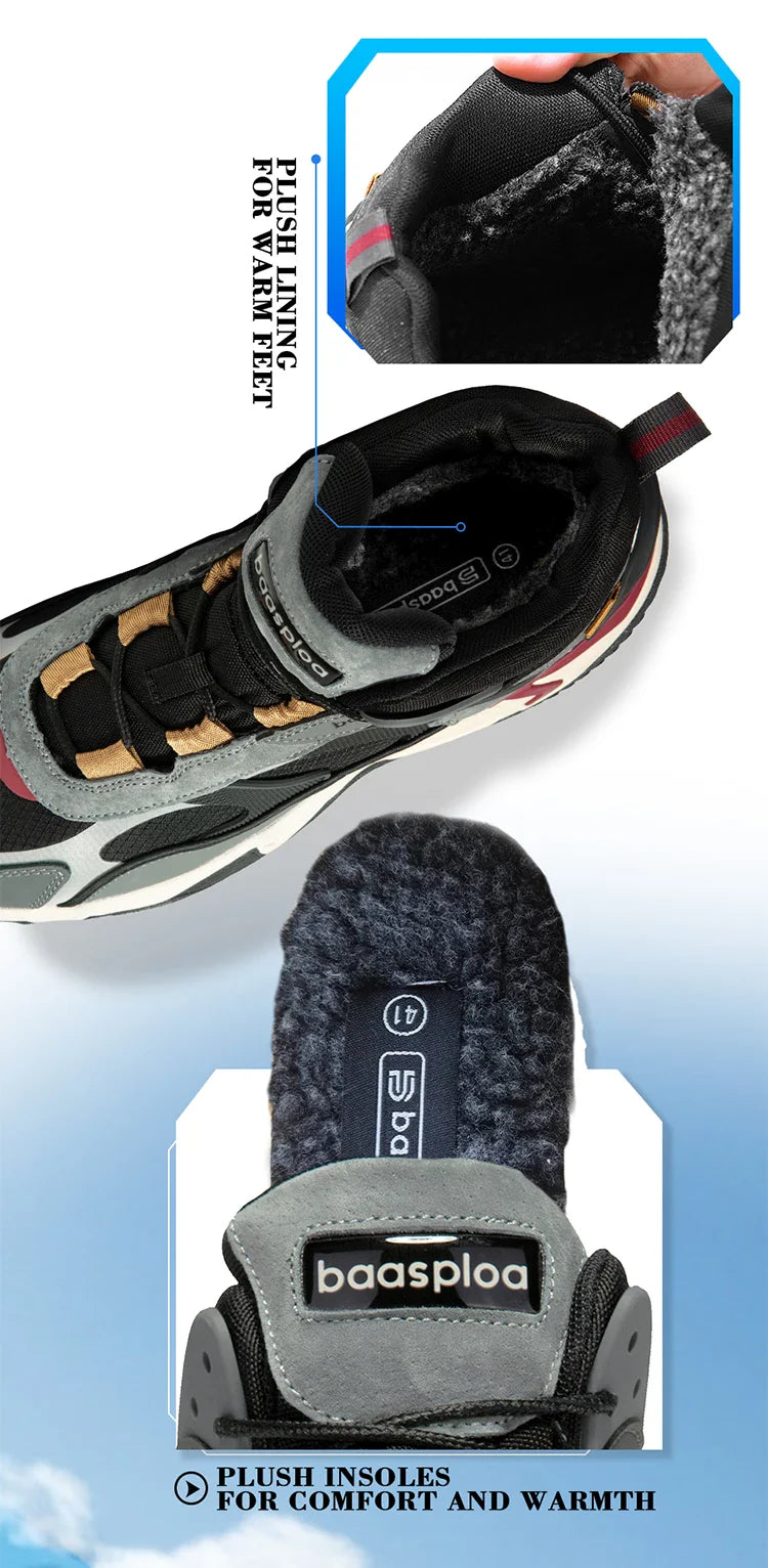 New Men's Shoes Outdoors Walking Sneakers Waterproof Shoes Comfort Tenis for Men Non-Slip