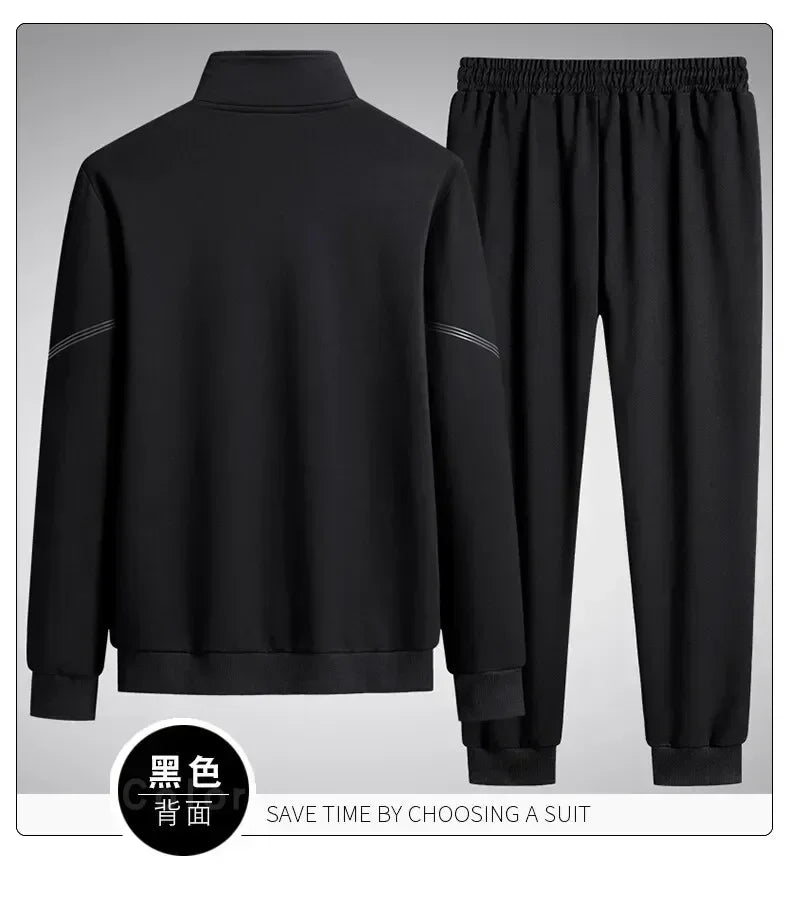 Unisex Jogging Suit MEN Plus Size 6XL 7XL 8XL Men's Tracksuit Suit New Arrive Tracksuit Mens Casual Solid Solor Sweatpant Set