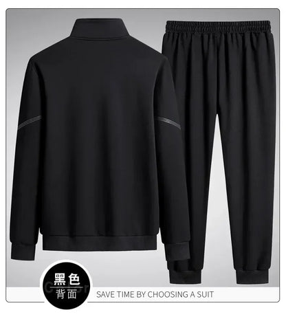 Unisex Jogging Suit MEN Plus Size 6XL 7XL 8XL Men's Tracksuit Suit New Arrive Tracksuit Mens Casual Solid Solor Sweatpant Set