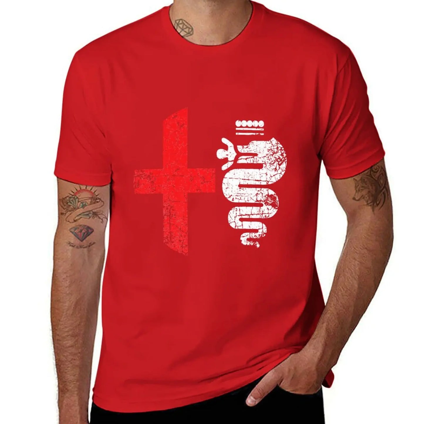 Alfa Car Drivers Stylish Grunge Logo T-Shirt funnys graphics oversizeds plain white t shirts men