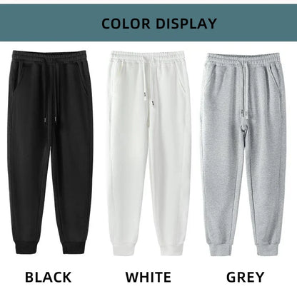 2026 Men Spring Autumn high quality Cotton Sweatpants Casual Drawstring Pockets Trousers Oversize Sweatpants Joggers For Unisex
