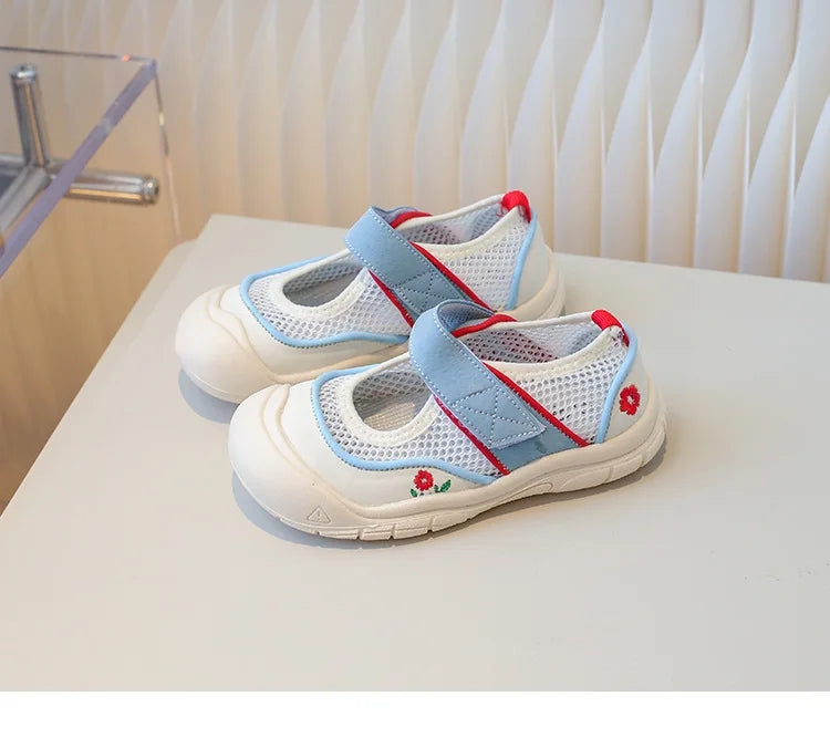 Kids mesh sneaker Anti-slip Sandal Toddler Boy Sports Shoe Girl Children Breathable Beach Sandal Soft Bottom sports casual Shoes