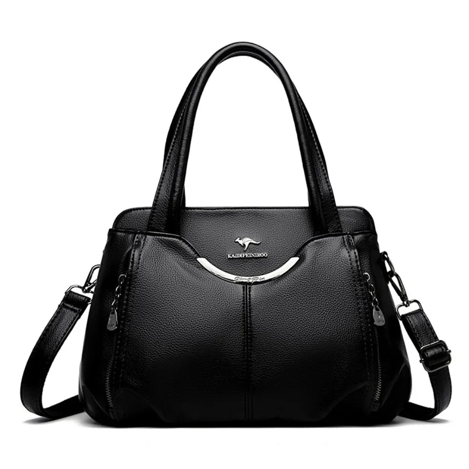 Luxury Purses and Handbags High Quality Soft Leather Shoulder Crossbody Bags for Women 2024 Elegant Tote Messenger Sac A Main