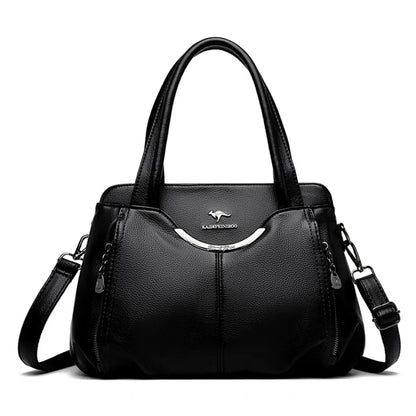Luxury Purses and Handbags High Quality Soft Leather Shoulder Crossbody Bags for Women 2024 Elegant Tote Messenger Sac A Main