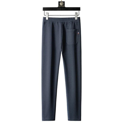 Spring and Autumn New Sportswear Suit Men's Casual Breathable High-end Jacket Trousers Stand-up Collar Zipper Open Mens Clothes