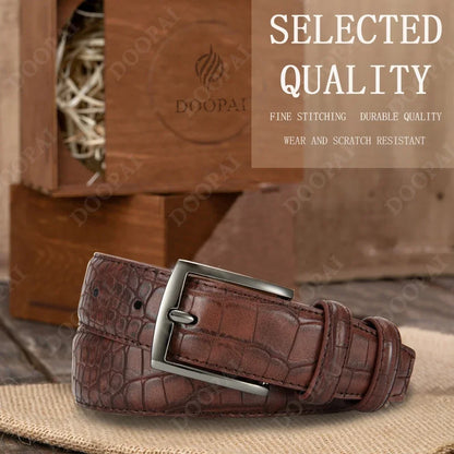 Famous Brand Business Belt Men Top Quality PU Luxury Leather Waist Strap Black Male Automatic Buckle Jeans Belts for Men