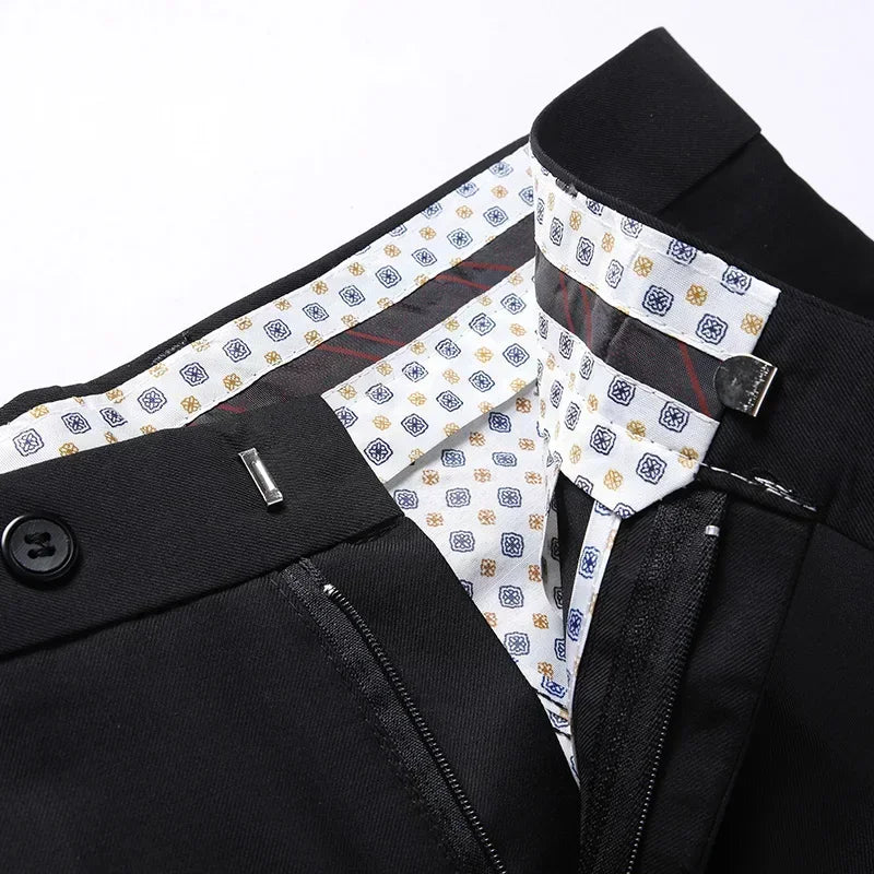 The New Store Offers Discounted Prices  Casual Formal Business Men's Fashionable Gentleman Solid Color All-season Fitted Suit