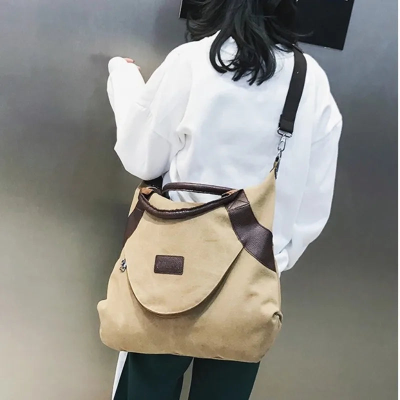 Womens Shoulder Bag Large Handbag Women Canvas Bag Travel Bags Crossbody Bag Overnight Bag