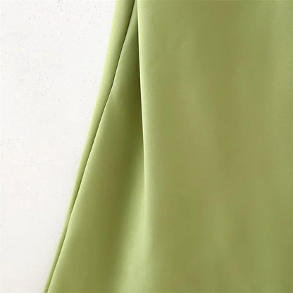 Elegant Women's Soft Silk Satin Long Dress Halter Backless Sleeveless Maxi Dresses Summer Lady Long Ribbon Party Gowns