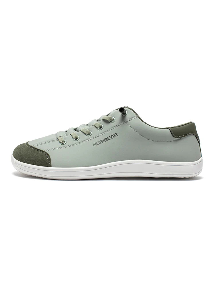 Barefoot Shoes Unisex Wide Toe Artificial Leather Sneakers Zero Drop Slip On Outdoor Lightweight Comfortable Shoes