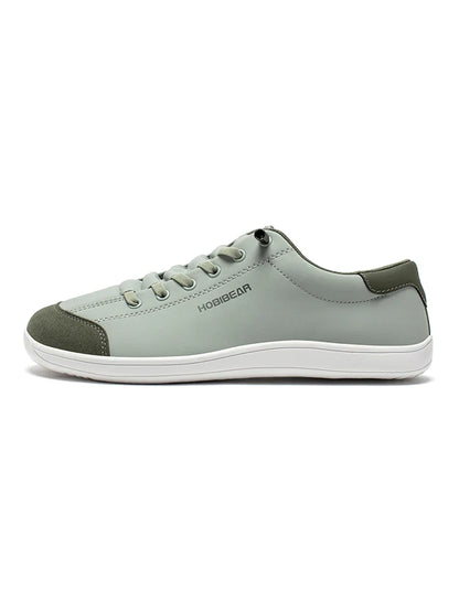 Barefoot Shoes Unisex Wide Toe Artificial Leather Sneakers Zero Drop Slip On Outdoor Lightweight Comfortable Shoes