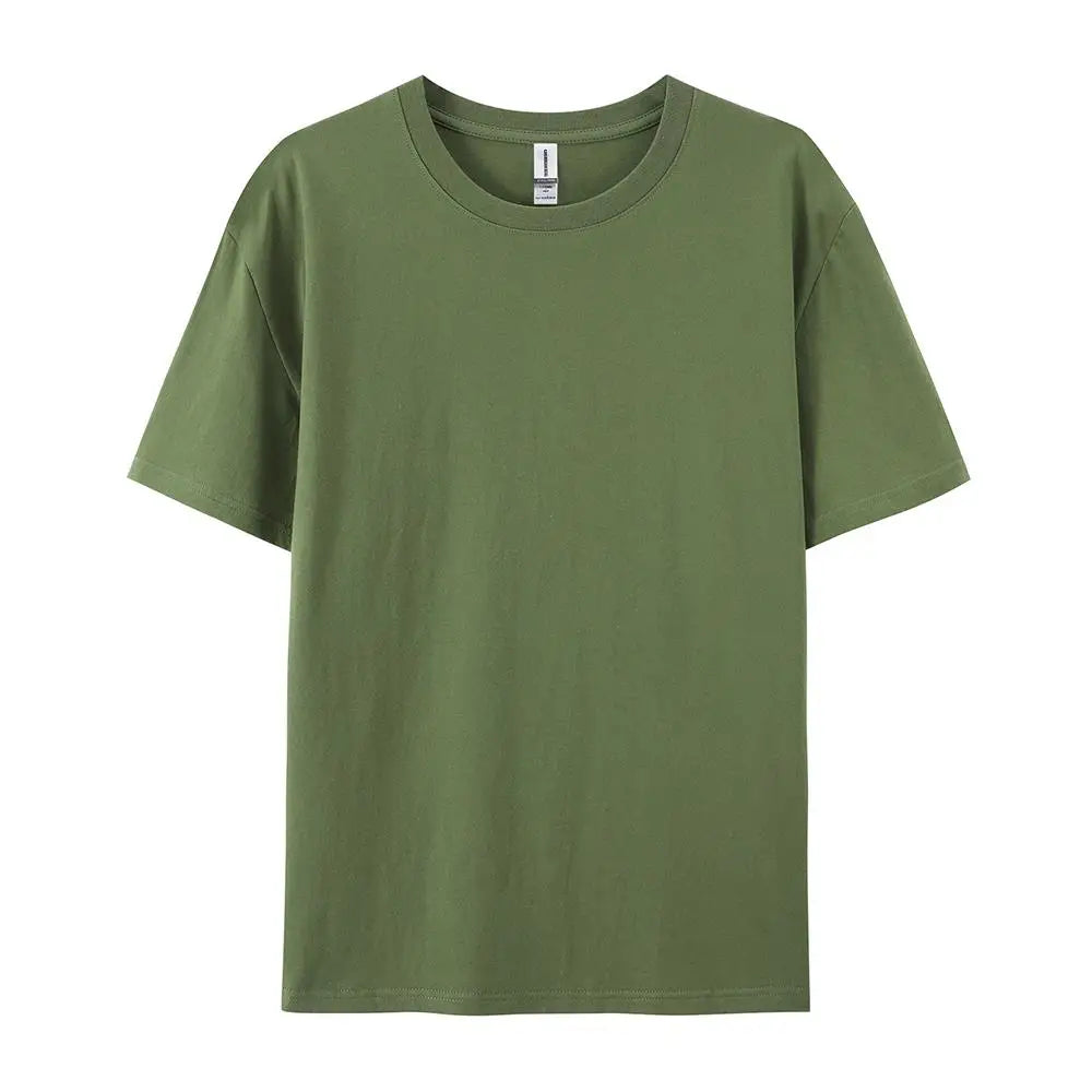 100% Cotton Solid T-shirts Women Sporty Short Sleeve Tees Fashion Casual White Black Clothing Loose O-Neck Female Summer Tops