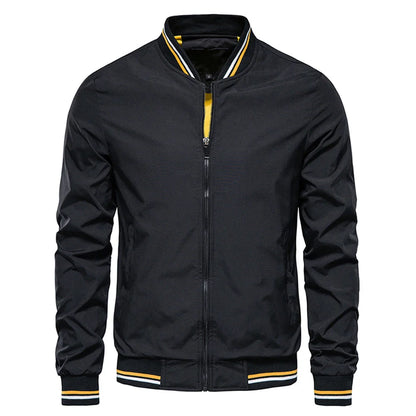 Spring Summer Bomber Jacket Men Black Casual Slim Fit Baseball Mens Jackets New Autumn Fashion High Quality Jackets for Men