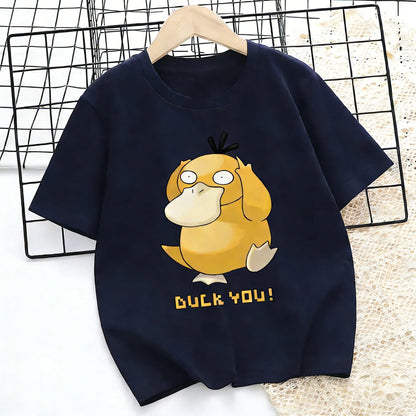 Graphic T Shirt Man Women Short Sleeve Tee Top Streetwear Oversized Casual Parent-child Clothing