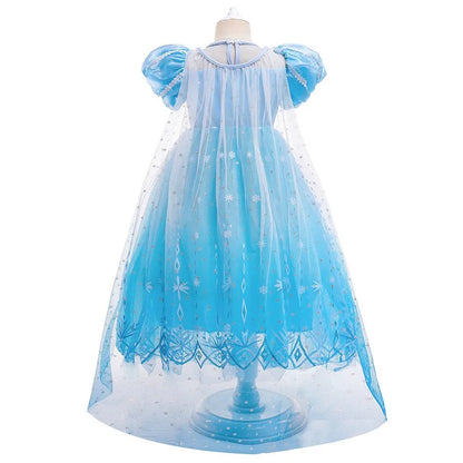Fantasia Infantil de Rainha da Neve para Crianças, Cosplay da Elsa, Apresentação, Lantejoulas, Disfarce, Vestido Elegante de Princesa para Festa de Meninas, Fantasia de Halloween