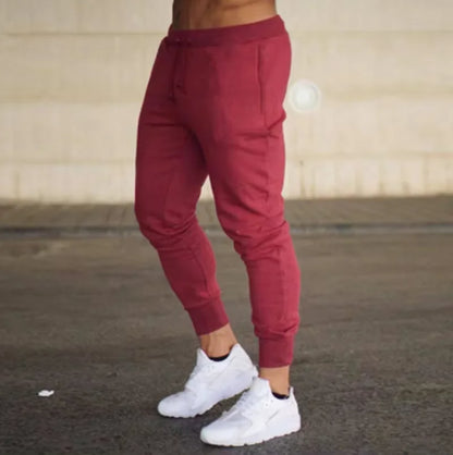 Running Pants Jogging Casual Summer Thin Elastic Sweatpants Quick Dry Ice Silk Straight Pants Sports Gym Breathable Men Trousers
