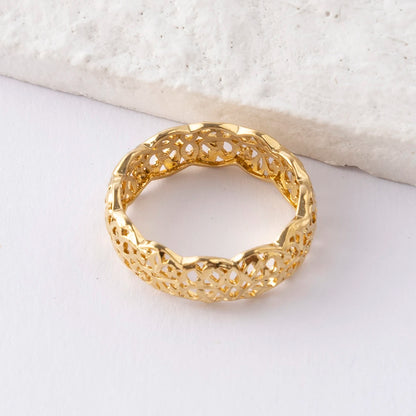 Morocco Trend 18k Gold Color Jewelry Set for Party Design Earrings and Pendant Necklace Bracelet Ring Set for Engagement