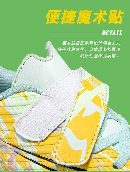Children Football Shoes Grass Society Indoor Training Original Boy Girl Soccer Shoes Cleats Non Slip Kids Football Field Boots