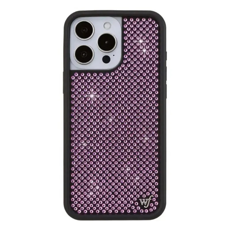 Pink Diamond Sparkling Phone Case For iPhone 16 12 17 14 15 13 Pro Max Plus Rhinestone Bling Glitte wf Cover﻿