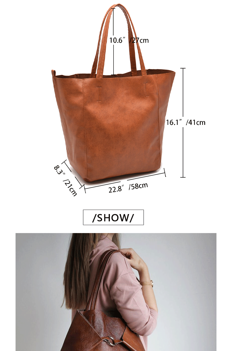 Retro 2 Set Bag Shoulder Bags High Capacity Tote Bags Metal Button Handbags Solid Color Multifunction Beach Bag For Ladies