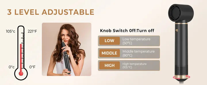 5 in 1 Electric Hair Dryer Comb Hair Straightener Comb Negative Ion Curling Iron Styling Tools Multifunctional Hot Air Brush
