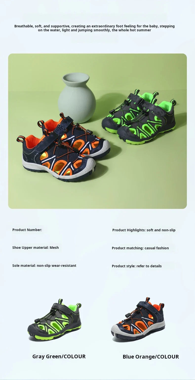 Summer Sandals for Kids Boys Girls Sandals for Children Sport Sandals Comfortable Summer Beach Shoes
