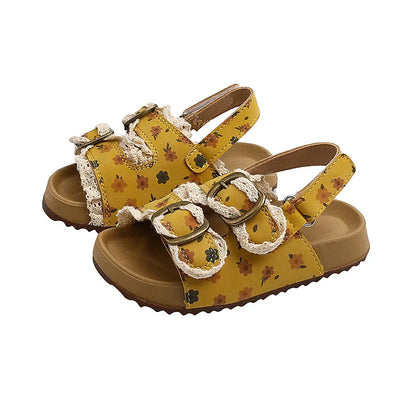 2026 Summmer Girls Shoes Comfortable Soft Sole Sandals Fashionable Open Toe Polka Dot Sandals Boys Girls Beach Shoes
