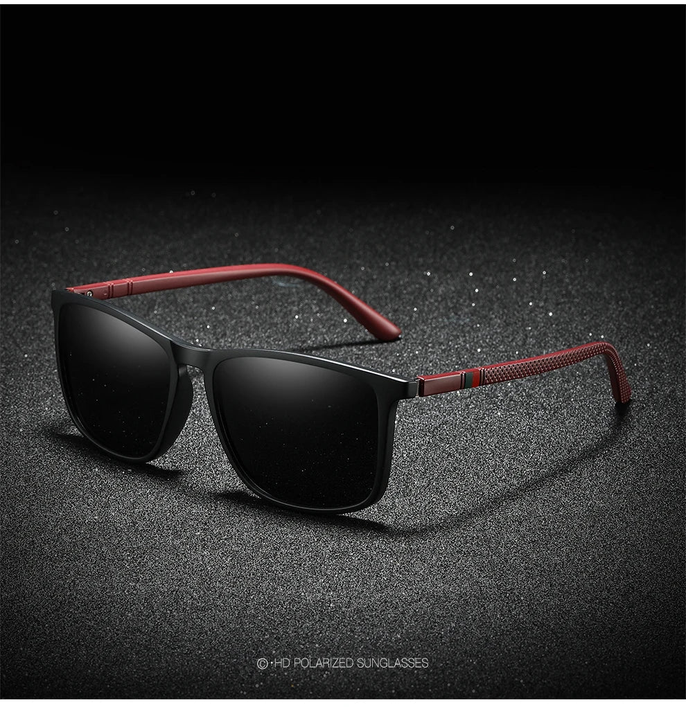 Luxury Square Vintage Polarized Sunglasses For Men Women Fashion Travel Driving  Sun Glasses Male TR90 Eyewear UV400