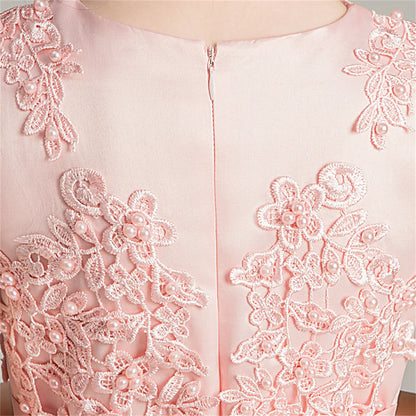 Kids Dresses For Girls Lace Dress Gown Princess Clothes Children Formal Evening Party Flower Girls Wedding Vestidois
