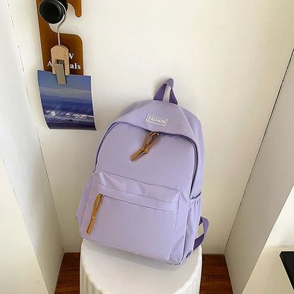 Kawaii Large-capacity All-match Backpack Korean Version Simple Storage Bag Back to School Office Supplies Cute Stationery