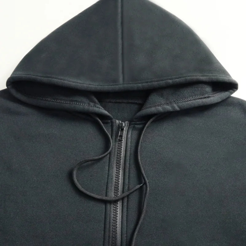 Funny The Apothecary Diaries Print Hoodies Men Women Casual Harajuku Zipper Hooded Pullovers Coat Anime Streetwear Sweatshirt