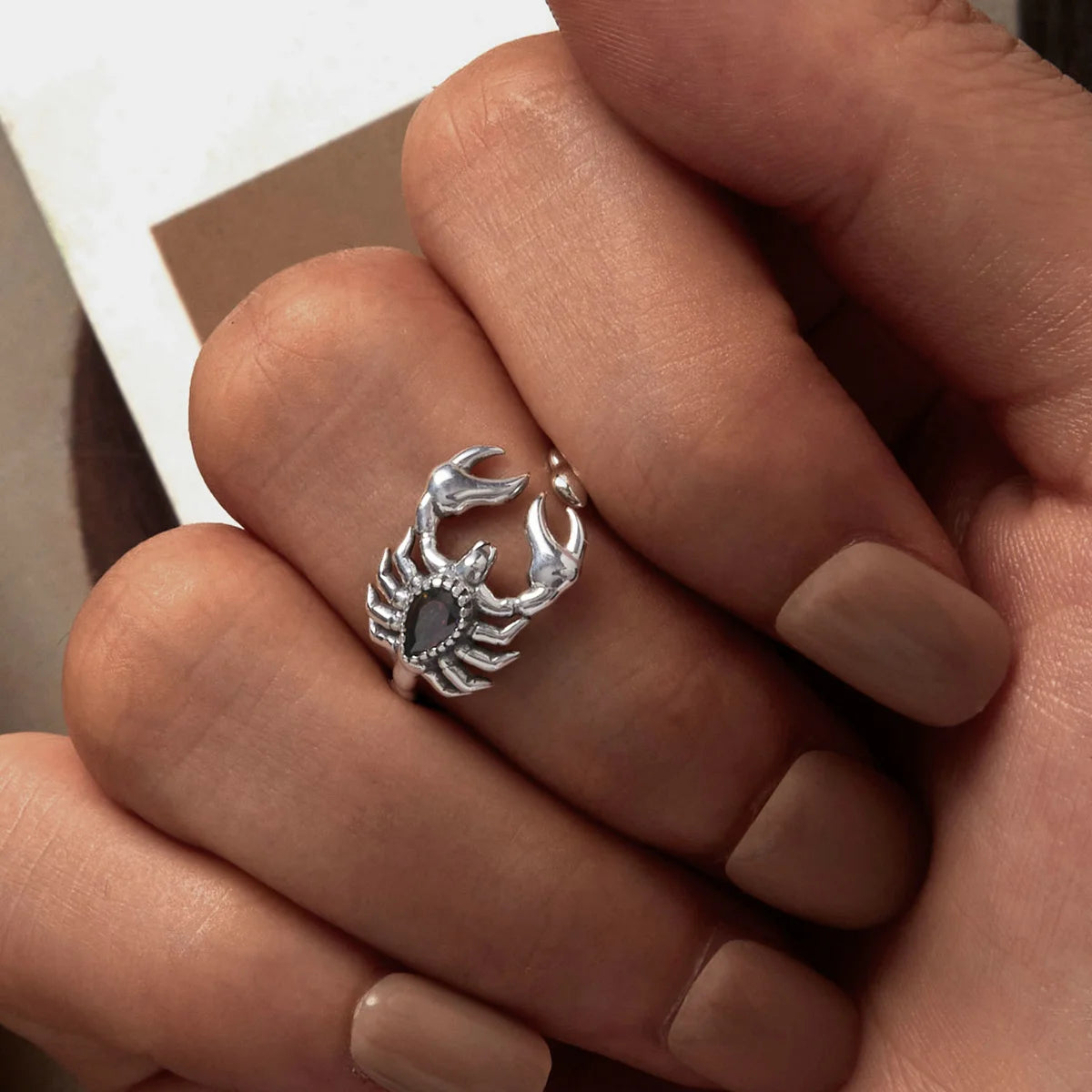 925 Sterling Silver Colorful 12 Zodiac Open Ring For Women , Rainbow Zircon Crystal Stackable Rings Girl Family Gift