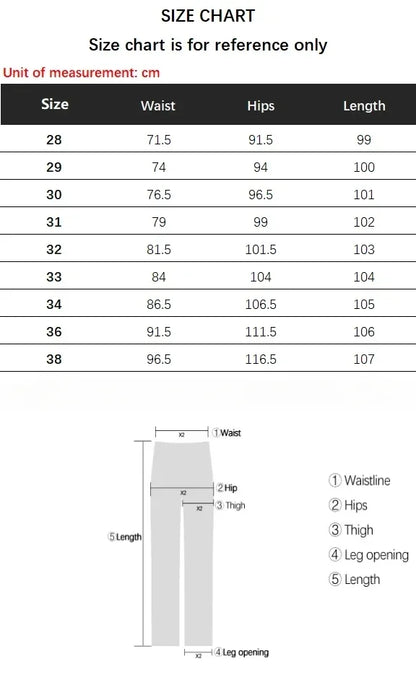2026 Summer Men's Jeans Slim Fit Jeans Thin Stretch Straight Light Business Casual Denim Long Pants Male Classic Style Brand