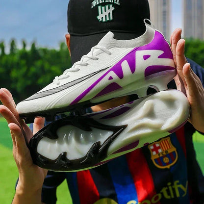 Men Football Boots Training Sport Soccer Shoes Non-Slip Ultralight Grass Unisex Outdoor Sports Shoes Breathable Drop Shipping