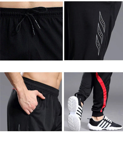 Sport Pants Men Running Pants With Zipper Pockets Training Male Pants Soccer Pants Fitness Pants Sportwear Youth kids XXS XS 4XL