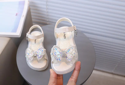 Kids From 2-9 Years Princess Shoes Summer Girls Sandals Casual School Kids Shoe Outdoor Beach Sandal Children's Student sneaker
