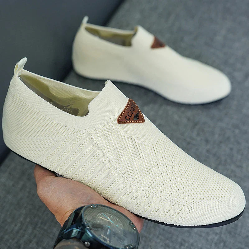 Men's Shoes Breathable Thin Bottom Light Driving Loafers Casual Socks Shoes Men Slippers Comfortable Walking Mens Shoes