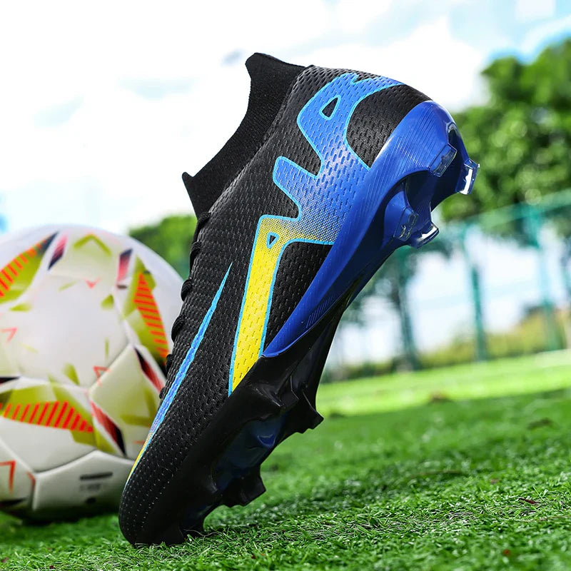 New Men Soccer Shoes Futsal Grass Cleats High-top Football Boots Non-Slip Sneakers High-quality Match Indoor Hot-selling Outdoor