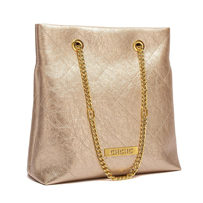 Women's Tote Bag 2025 New High Quality Chain Bag Women's Shoulder Bag Business Commuter