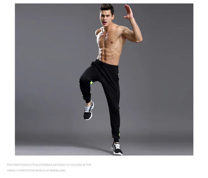 Sport Pants Men Running Pants With Zipper Pockets Training Male Pants Soccer Pants Fitness Pants Sportwear Youth kids XXS XS 4XL