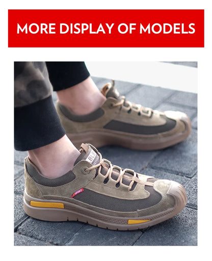 Man Safety Shoes Puncture-Proof Work Sneakers Lightweight Work Shoes Men Steel Toe Shoes Safety Boots Indestructible Shoes