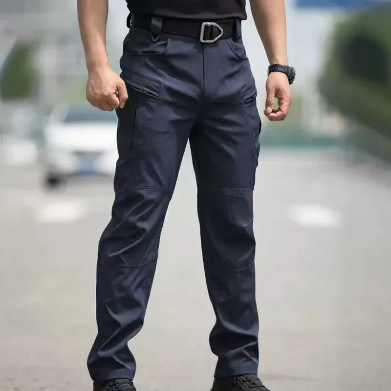 Men Elastic Military Spring Autumn Tactical Pants Camping Hiking Trekking Climbing Sharkskin Cargo Trousers Quick Dry Sports