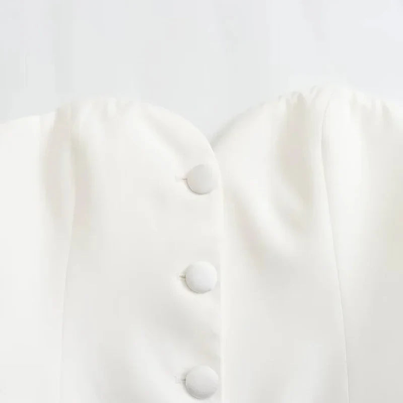 Top Women's 2024 Summer Tanks&Camis Elegant Tube Top Ladies Fashion Casual White Black Sleeveless Backless Corset Tops
