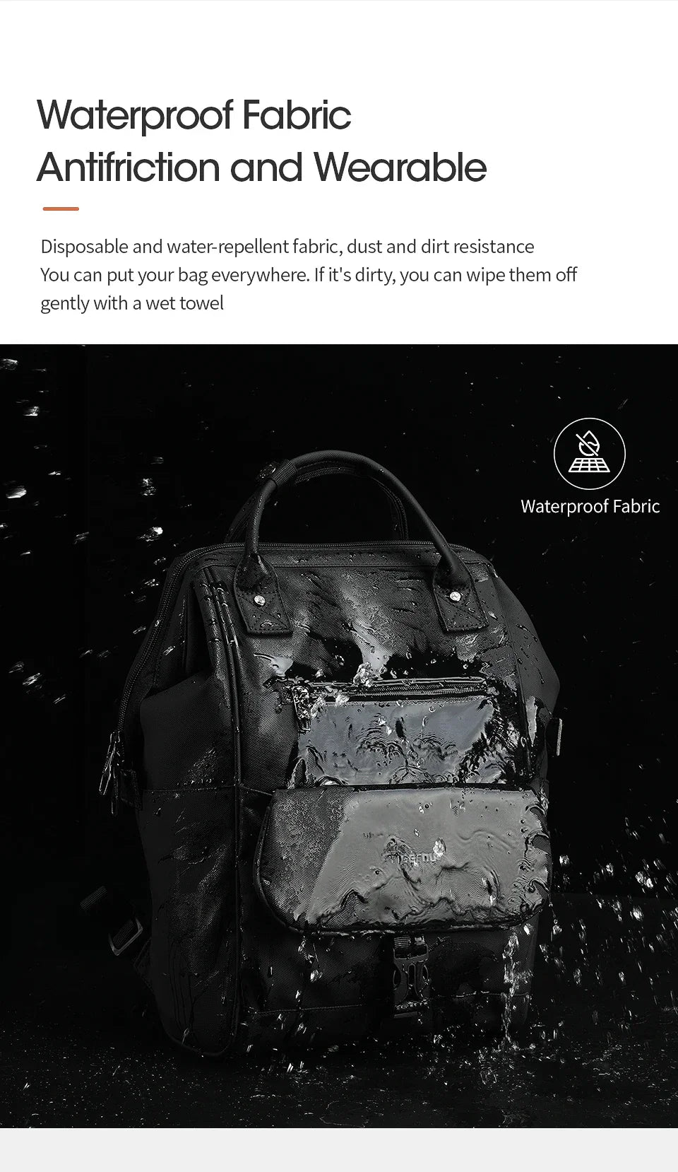 New Ladies Casual Backpack For Women Splashproof TPU Travel Camping Female Handbags Light Weight Hiking School Backpacks