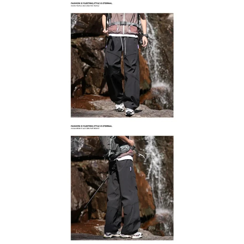 Work Pants Man Cargo Pants Man Spring New Tactical Waterproof Outdoor Hiking Combat Utility Trousers For Men