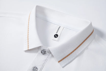 Men's Casual Polo Shirt Summer Streetwear Short Sleeve Business Casual Tops Quick-Drying Breathable Clothing POLO Shirt