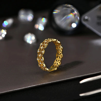 D VVS1 Color 100% 925 Silver Moissanite Ring for Women Pass Diamond Test Engagement Ring Fine Jewelry Anniversary Gifts